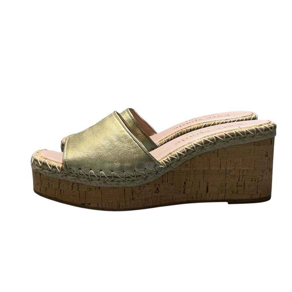 kate spade new york Cosette Cork Espadrille Platform Wedge Sandals Size 10B - Picture 1 of 9